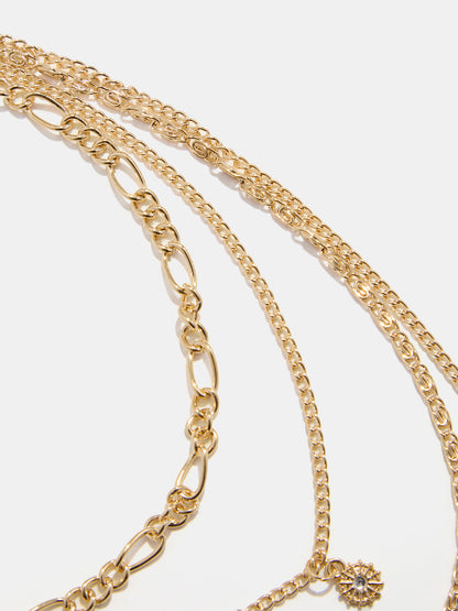 Multi Layer Coin Pendant Necklace