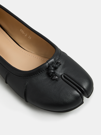 Split-Toe Ballet Flats