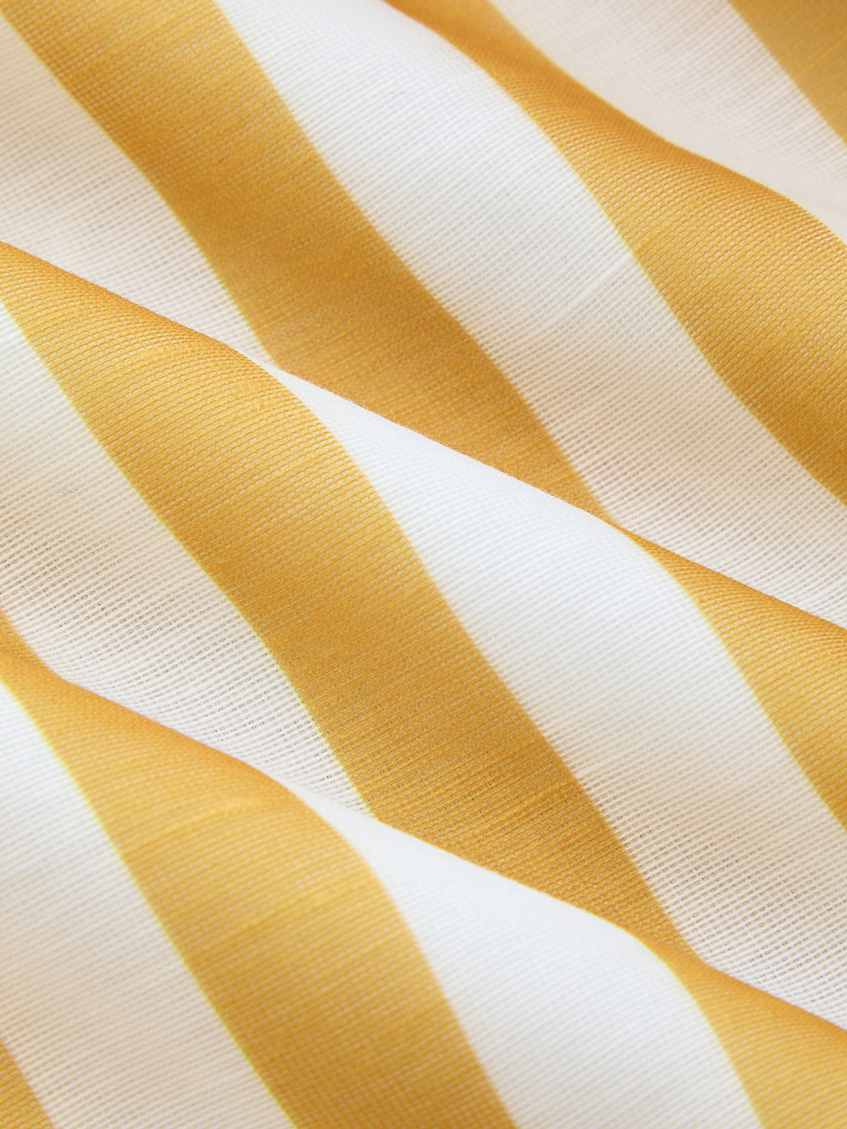 Ring Strap Striped Cutout Midi Dress