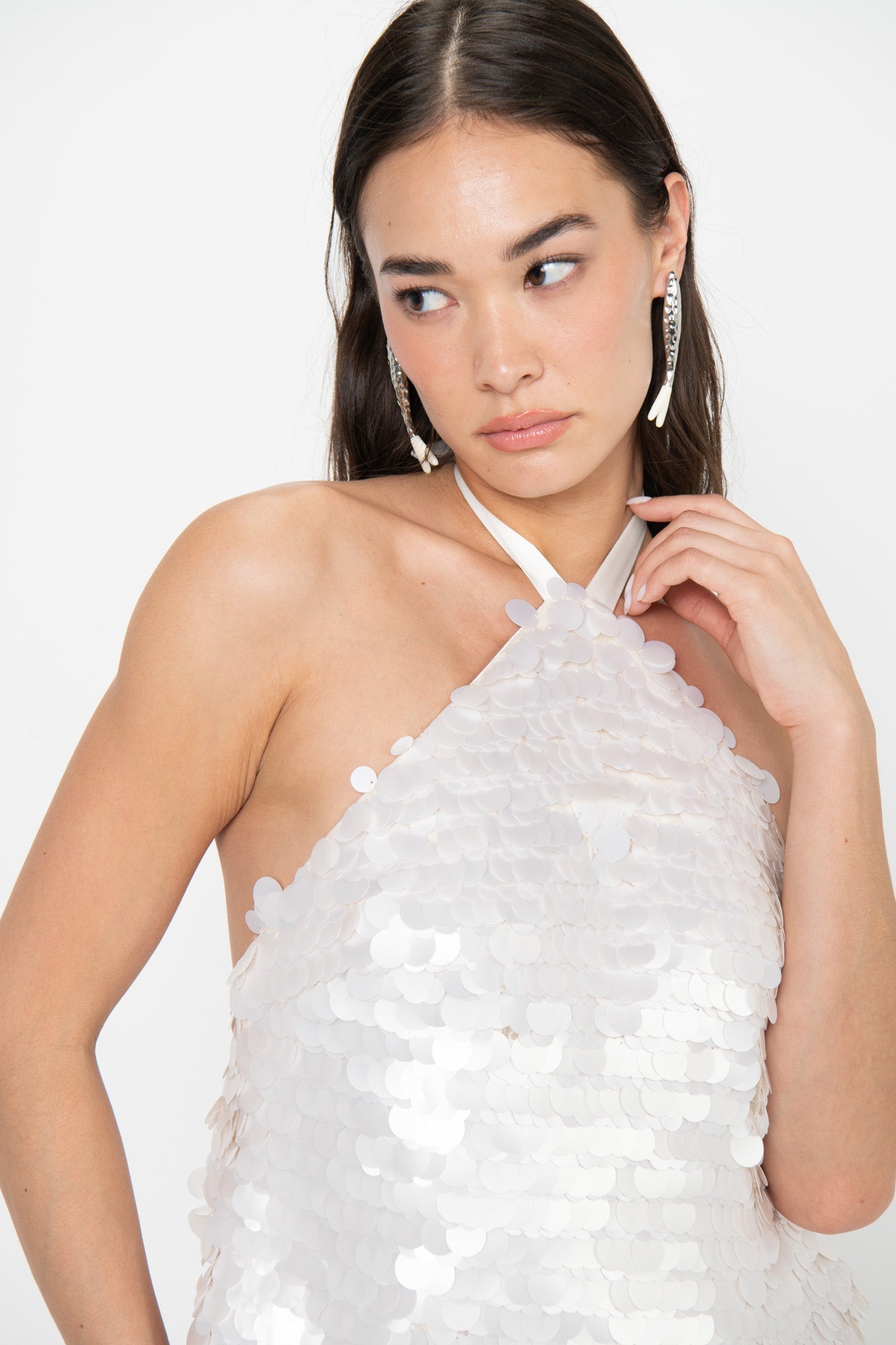 Izzy Top ~ Shimmer Shell Embellishment