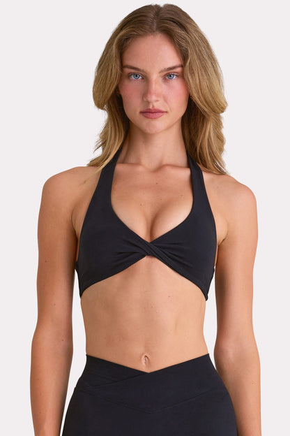 Soft Active Sports Bra in Black