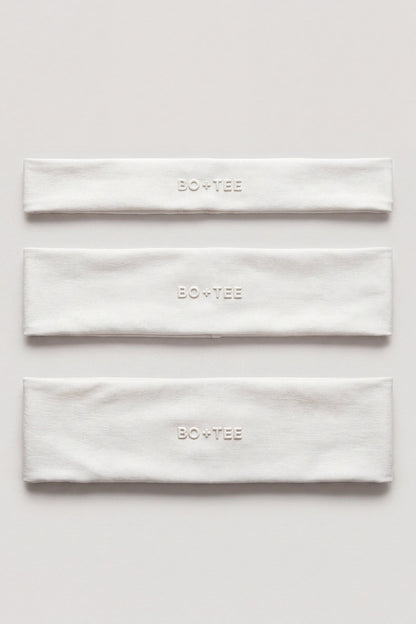 Soft Active Headband 3-Pack in Coconut