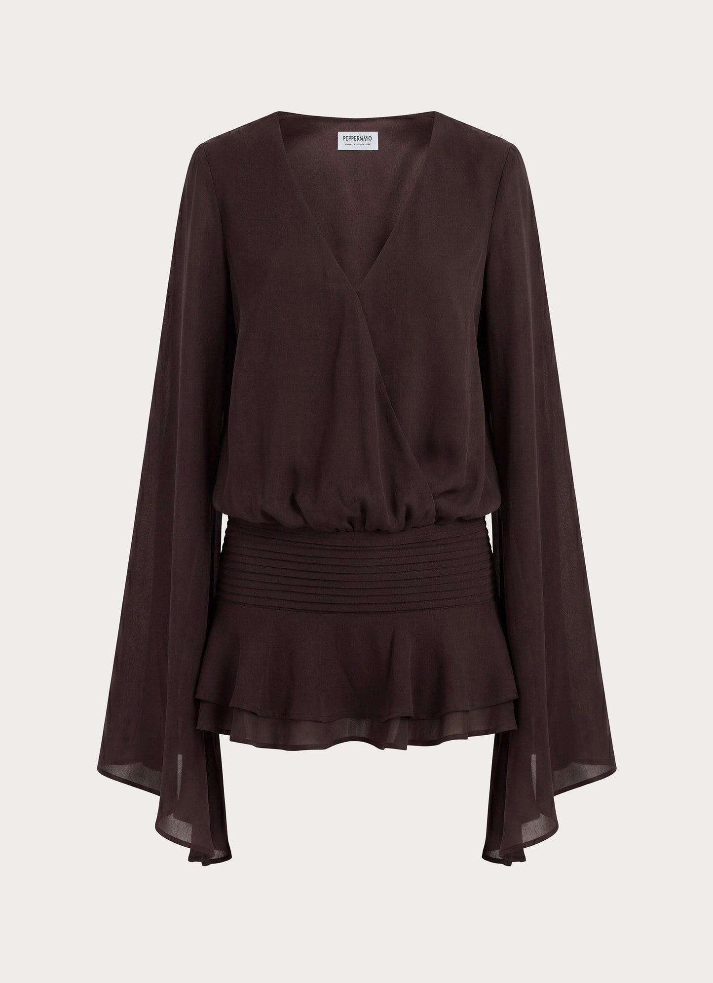 Elisana Mini Dress - Chocolate