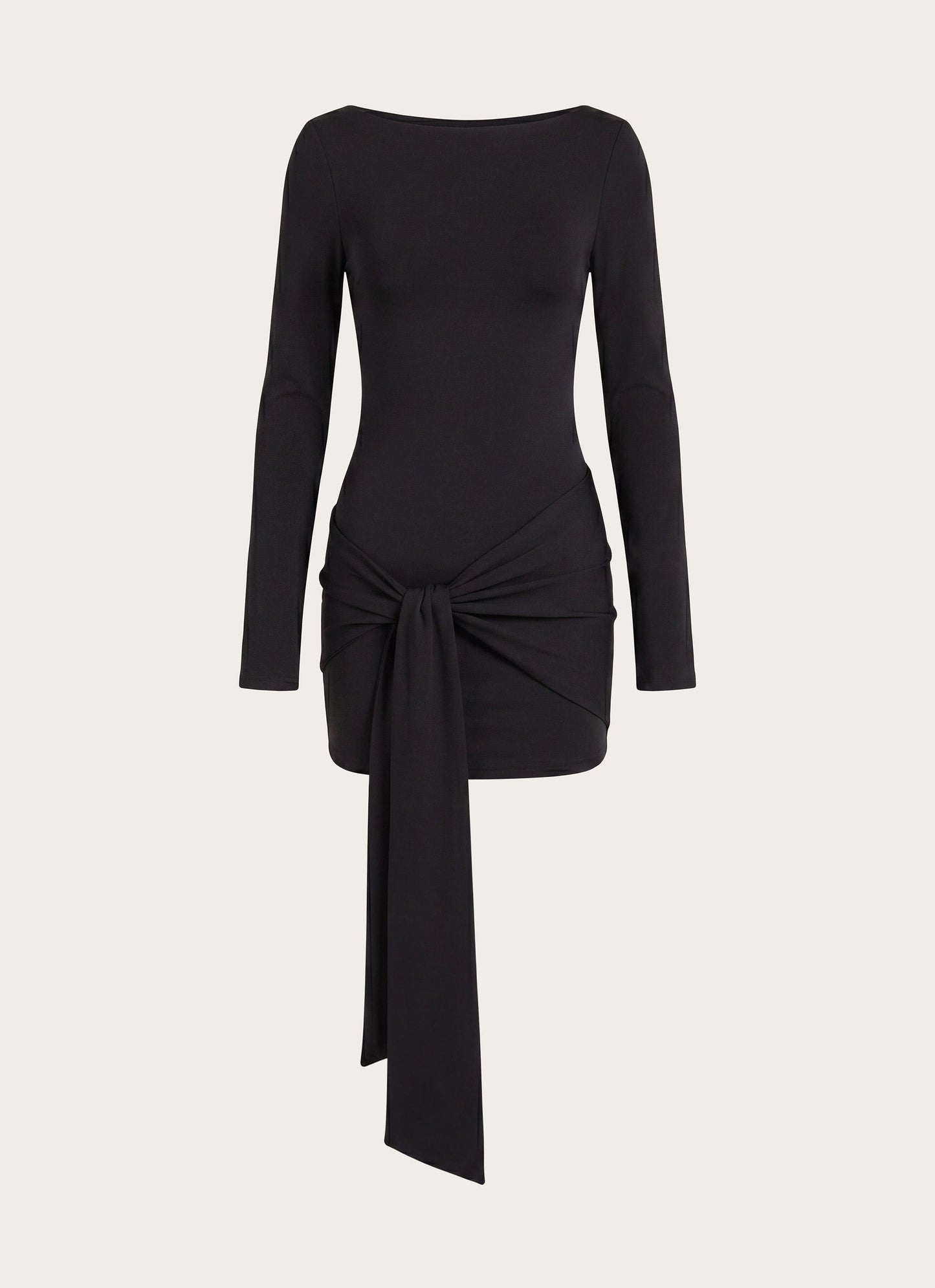 Holiday Scene Mini Dress - Black