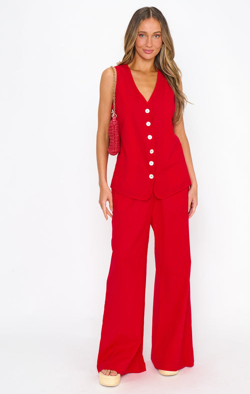 It Takes Two Top ~ Sundried Tomato Linen