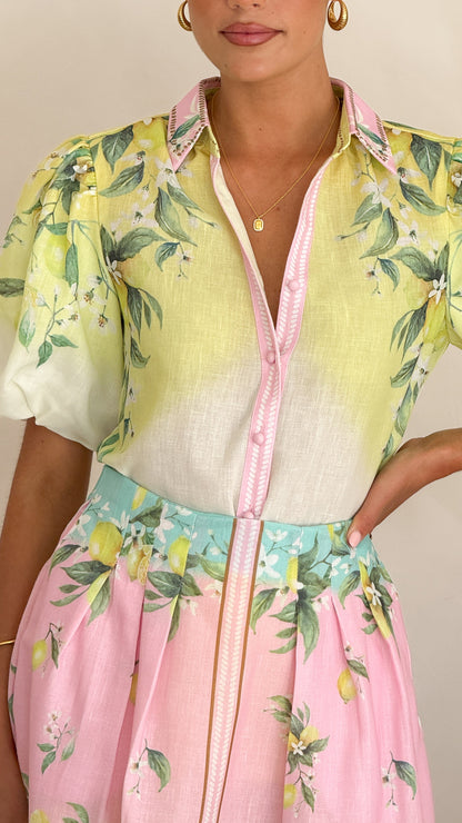 Verena Mini Skirt - Rosé Lemonade