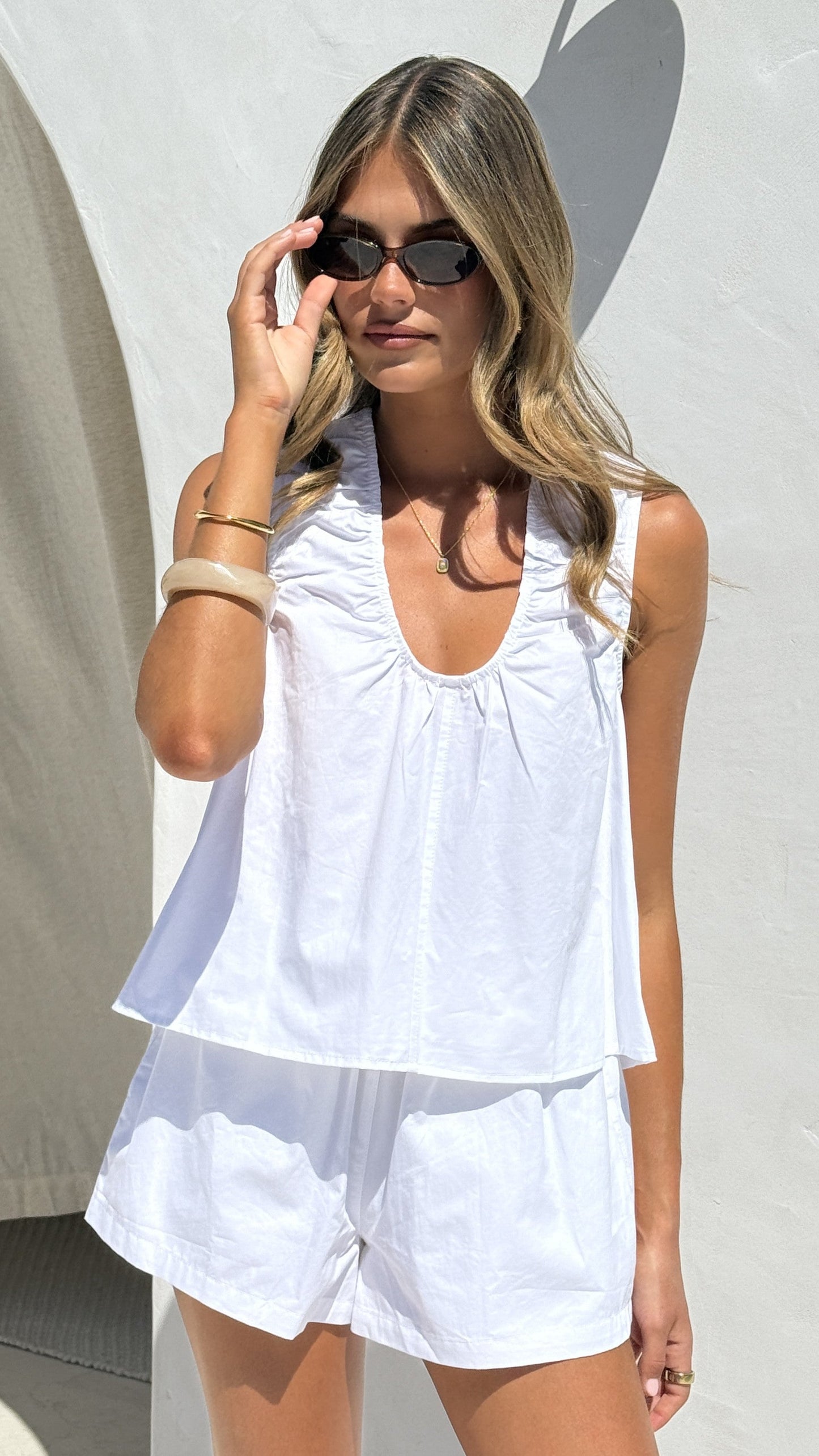Vika Shorts - White