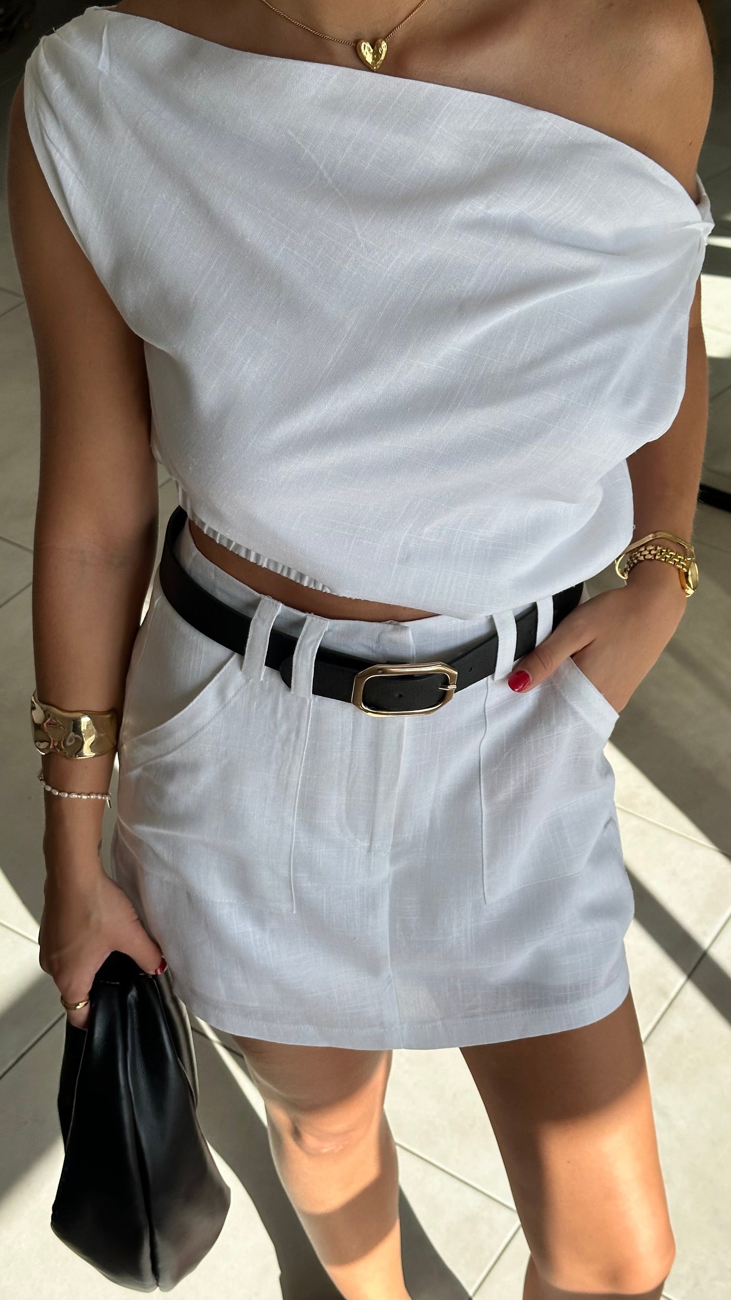 Emory Top - White