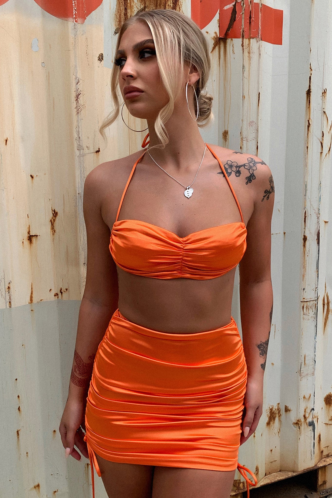 Alannah Crop - Orange
