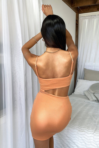 Avana Dress - Dull Orange