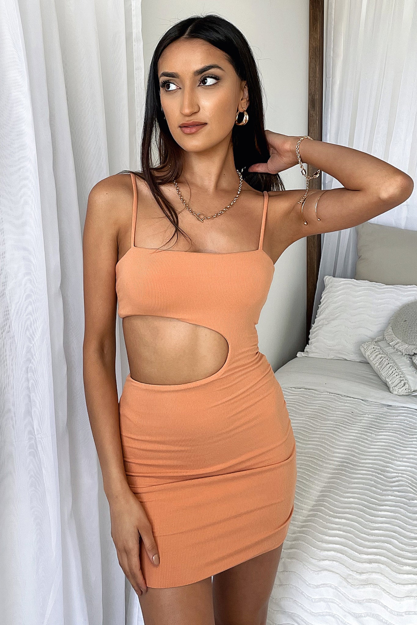 Avana Dress - Dull Orange