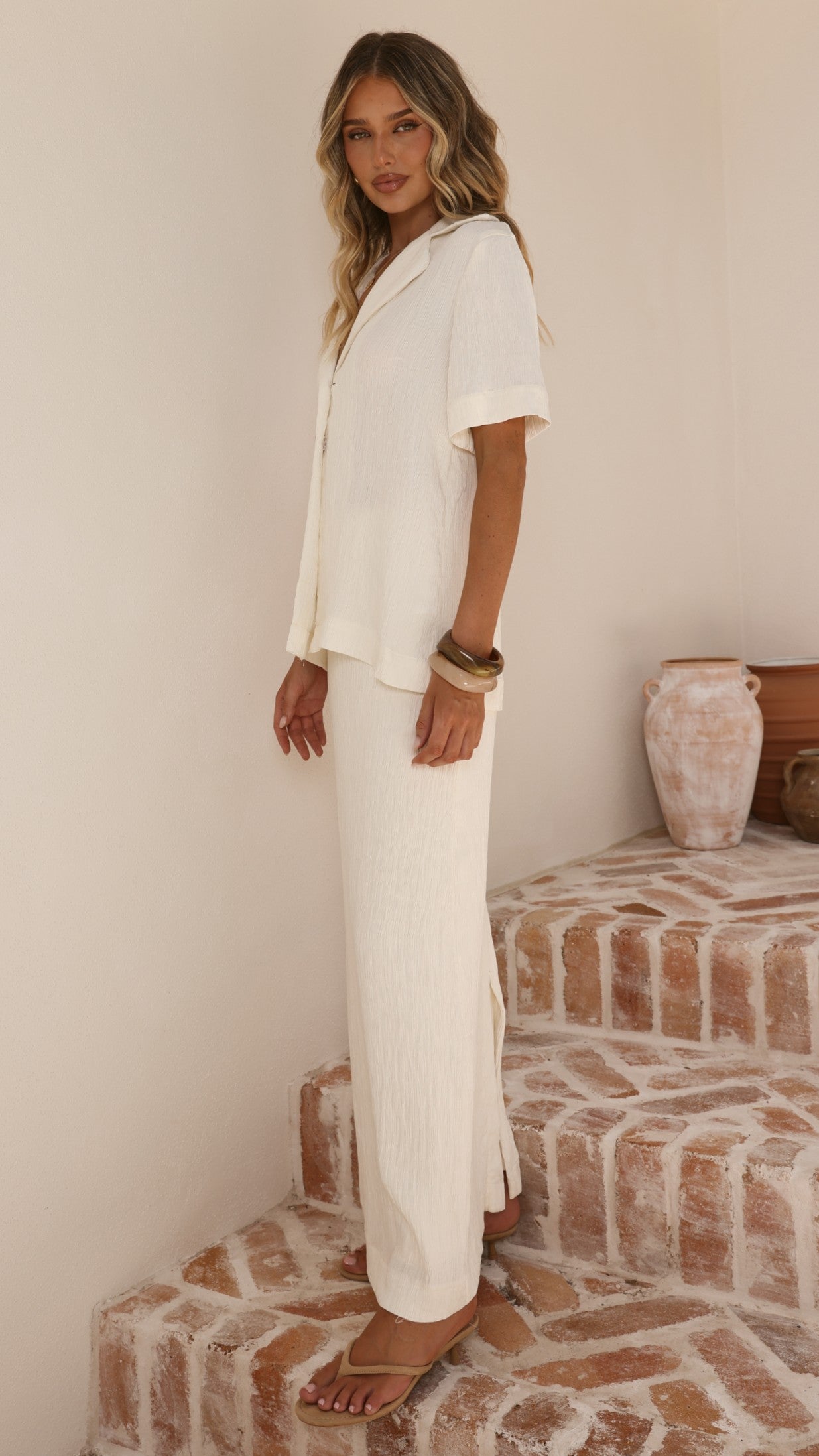Razi Maxi Skirt - Ivory