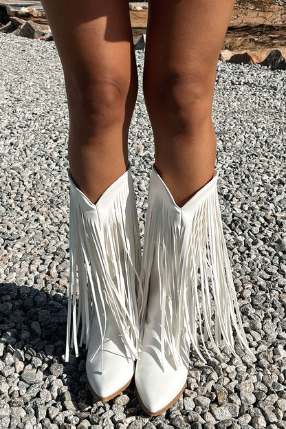 Cassidy Boots - White