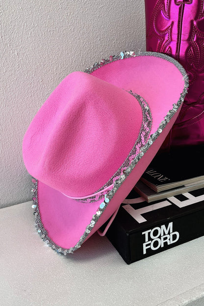 Austin Cowboy Hat - Pink