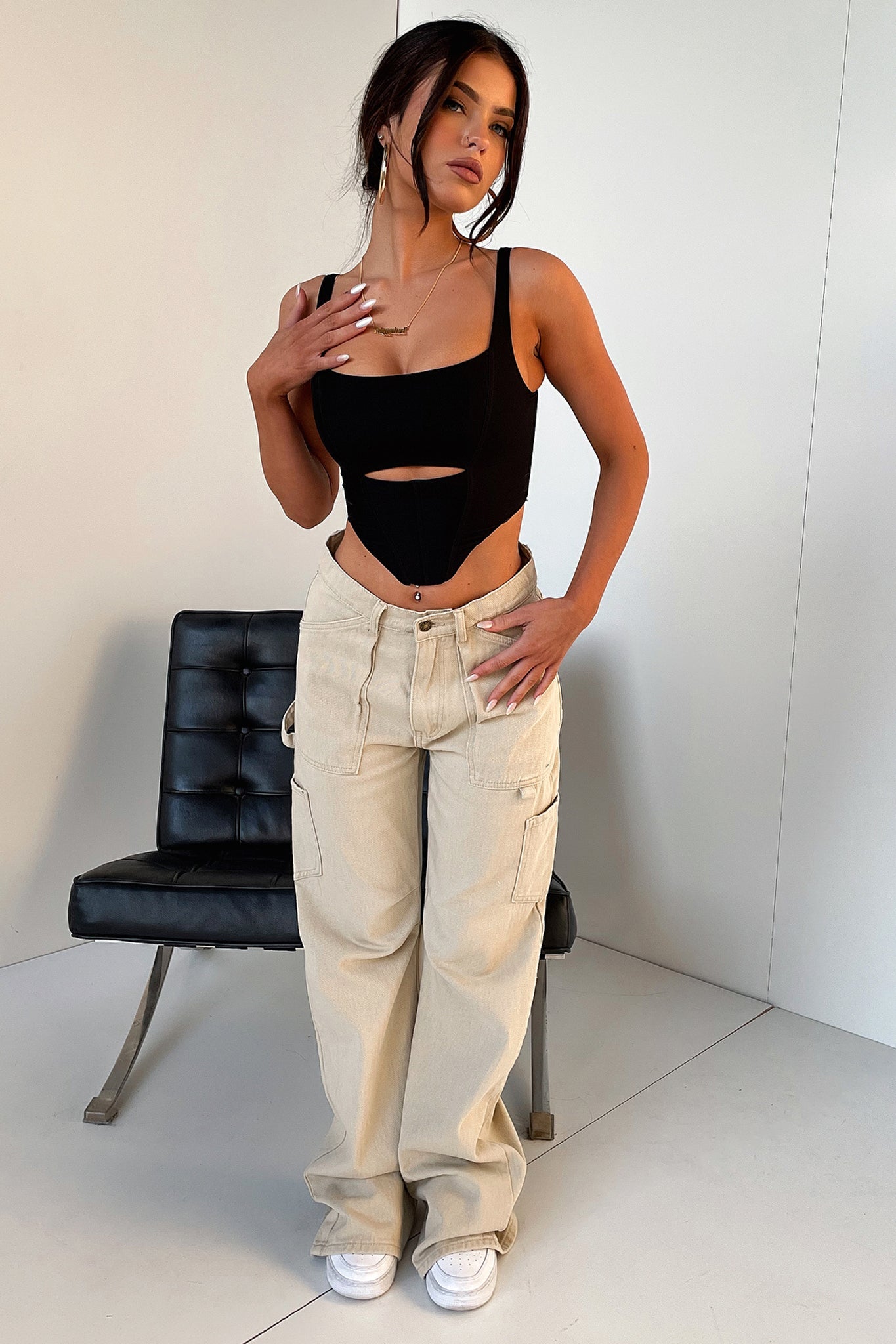 Destiny Crop - Black