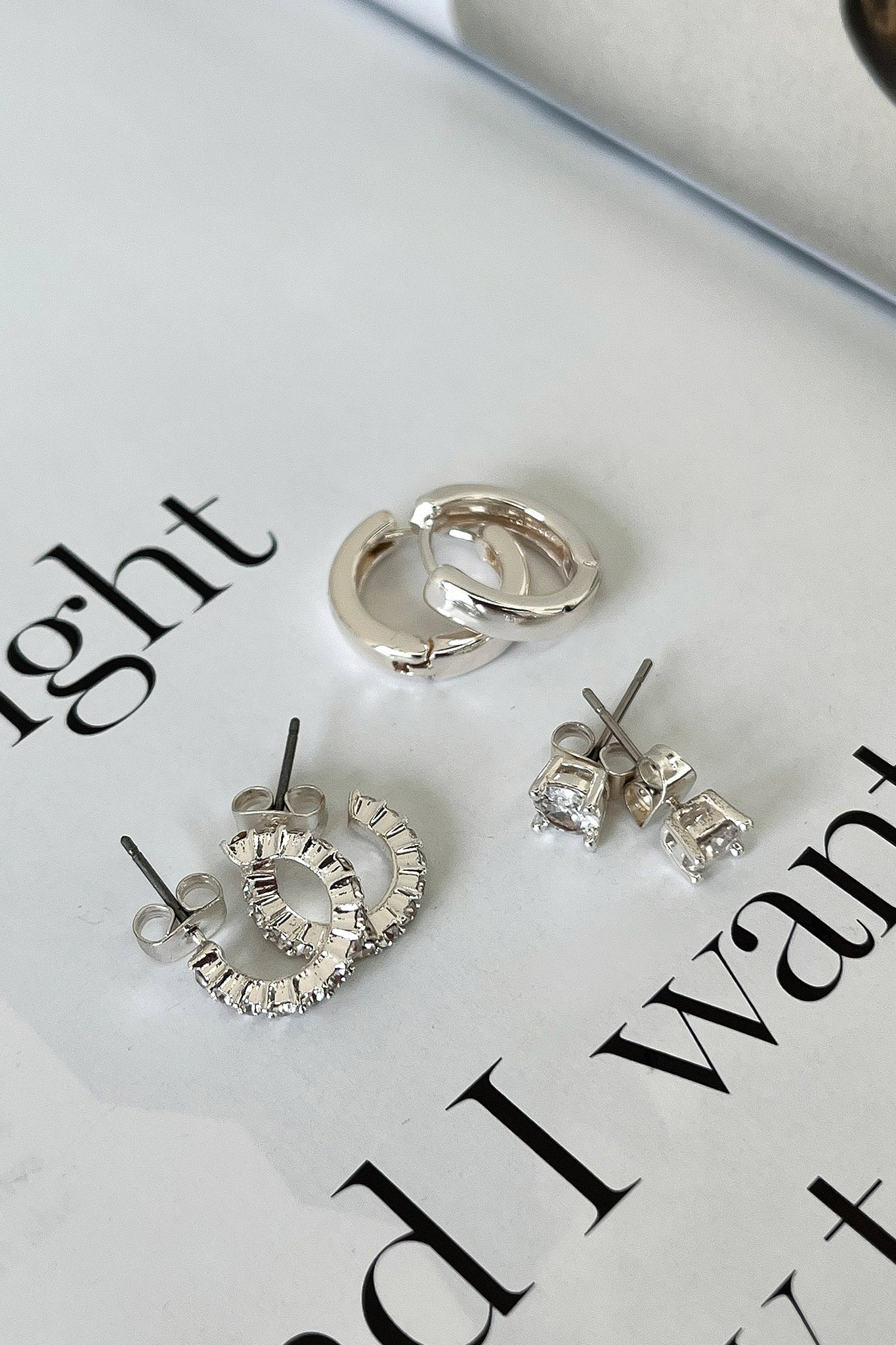 Fallon Earrings 3 Pack - Silver