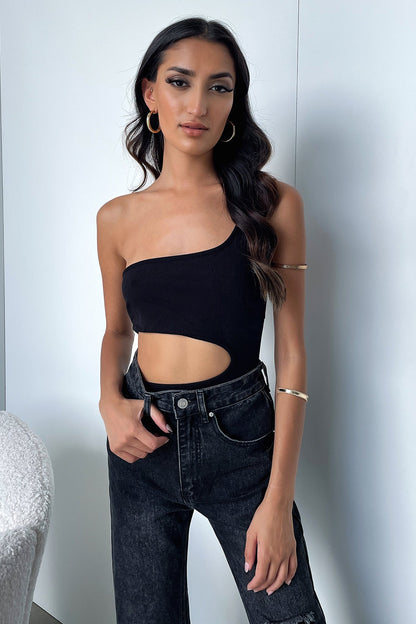 Foxy Bodysuit - Black