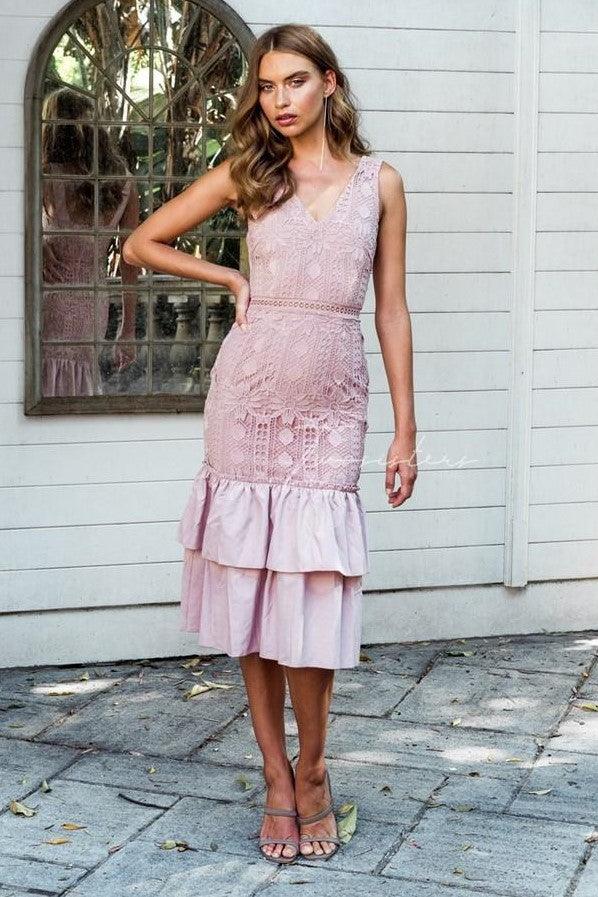 Izzy Dress - Dusty Pink