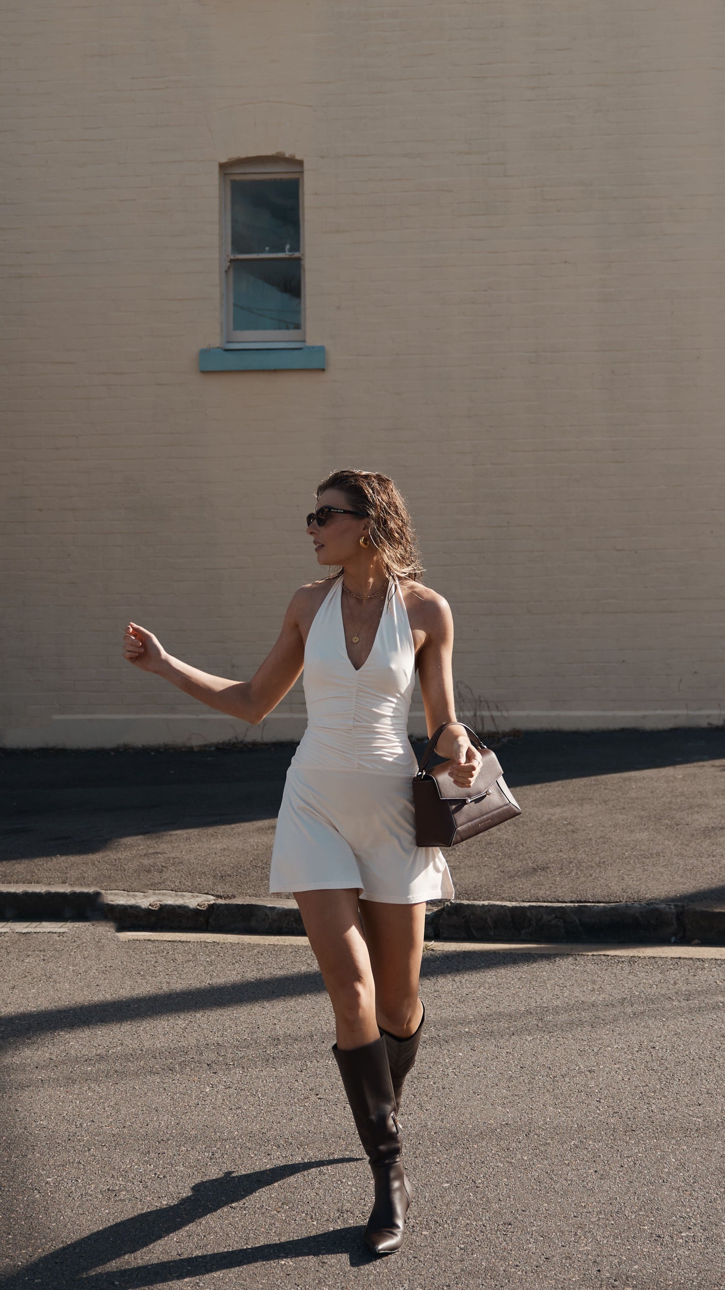 Milla Mini Dress - Cream