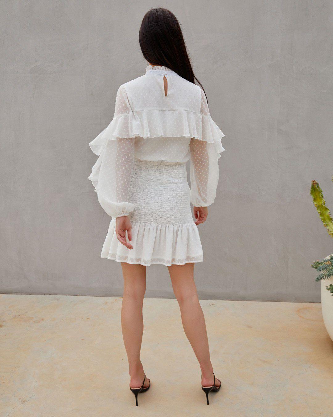 Kealy Dress - White