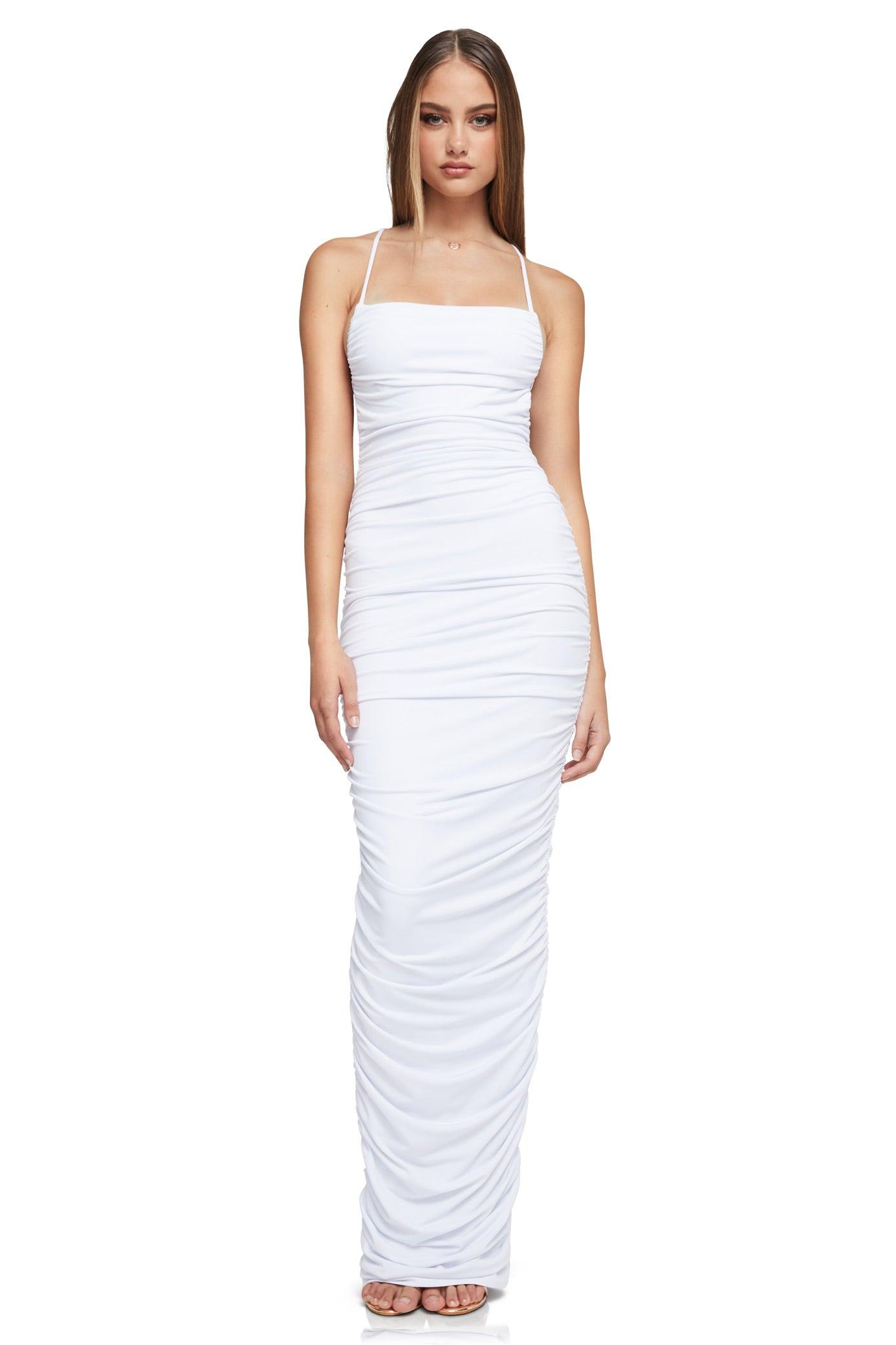 Nookie Flirt Maxi Dress - White